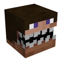 Black skin: head render