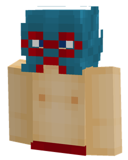 Blue skin: bust render