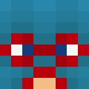 Blue skin: face render