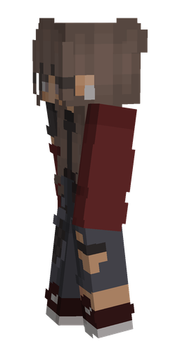 Black skin: body, left side render