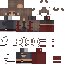 Black skin: raw texture render