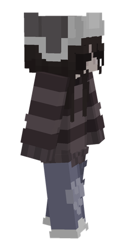 Black skin: body, right side render