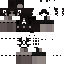 Black skin: raw texture render