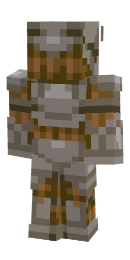 Brown skin: body, back render