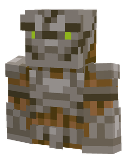 Brown skin: bust render