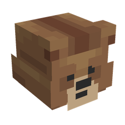 Brown skin: head render