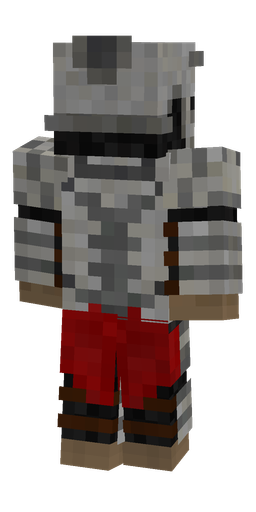 Black skin: body, back render
