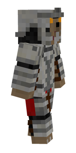 Black skin: body, right side render