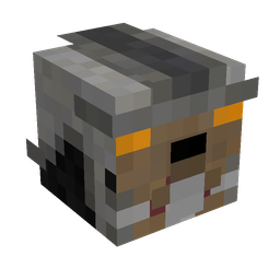 Black skin: head render