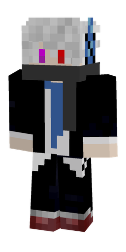 Black skin: body, front render