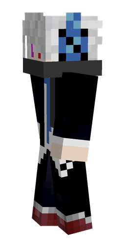 Black skin: body, left side render