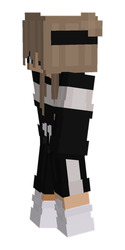 Black skin: body, left side render