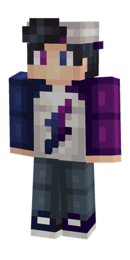 Blue skin: body, front render