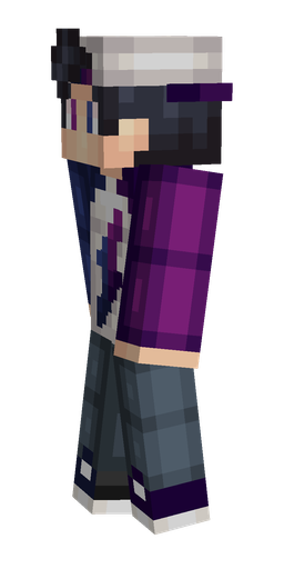 Blue skin: body, left side render