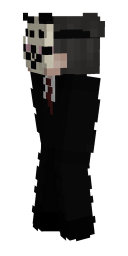 Black skin: body, left side render