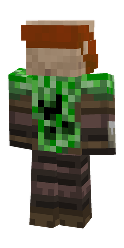 Brown skin: body, back render