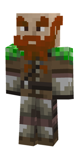 Brown skin: body, front render