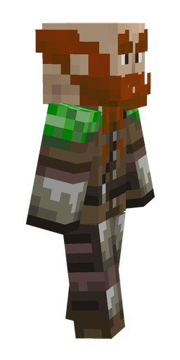 Brown skin: body, right side render