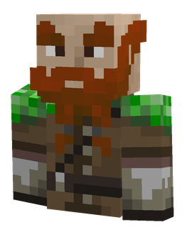 Brown skin: bust render