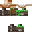Brown skin: raw texture render