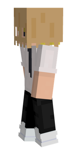 Black skin: body, left side render