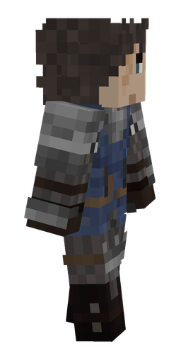 Black skin: body, right side render