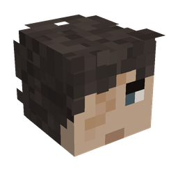 Black skin: head render