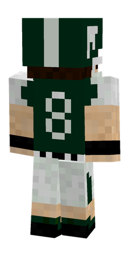 Black skin: body, back render
