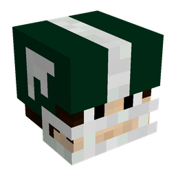 Black skin: head render