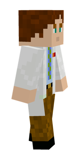 Brown skin: body, right side render