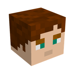 Brown skin: head render