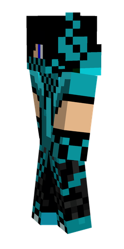 Black skin: body, left side render