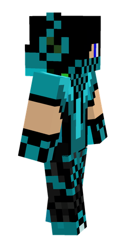 Black skin: body, right side render