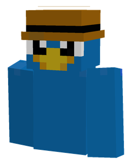 Blue skin: bust render