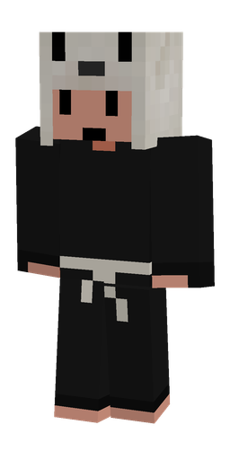 Black skin: body, front render