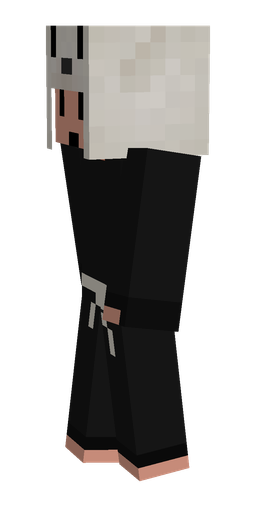 Black skin: body, left side render