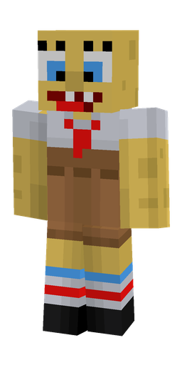 Blue skin: body, front render
