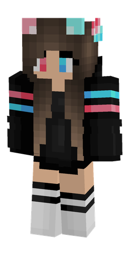 Black skin: body, front render