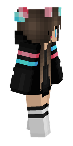 Black skin: body, right side render