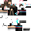 Black skin: raw texture render