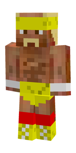 Brown skin: body, front render