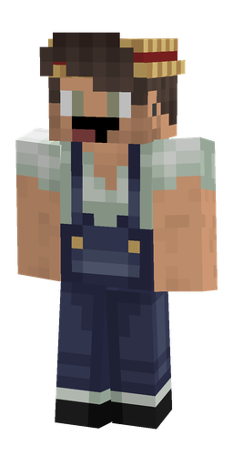 Blue skin: body, front render