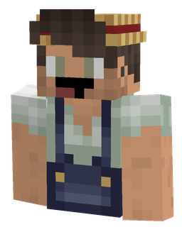 Blue skin: bust render