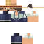 Blue skin: raw texture render