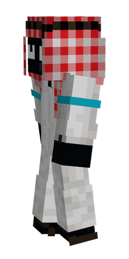 Black skin: body, left side render
