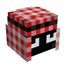 Black skin: head render