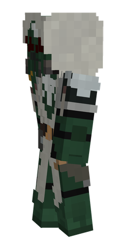 Black skin: body, left side render