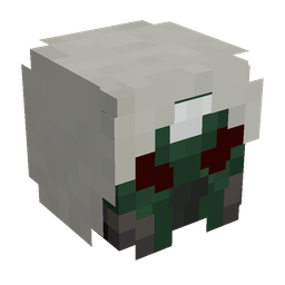Black skin: head render
