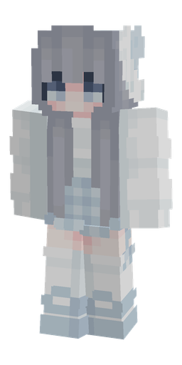 Blue skin: body, front render
