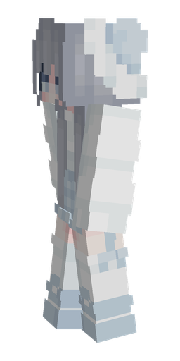 Blue skin: body, left side render